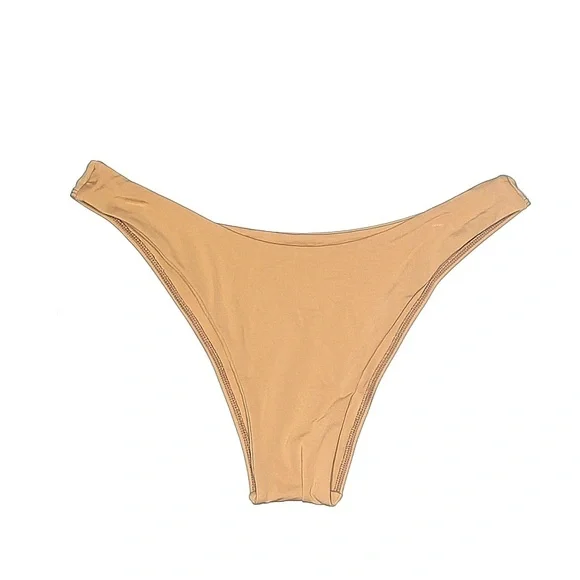 Monday Swimwear Tan Nude String Bikini Two Piece Set Size Medium